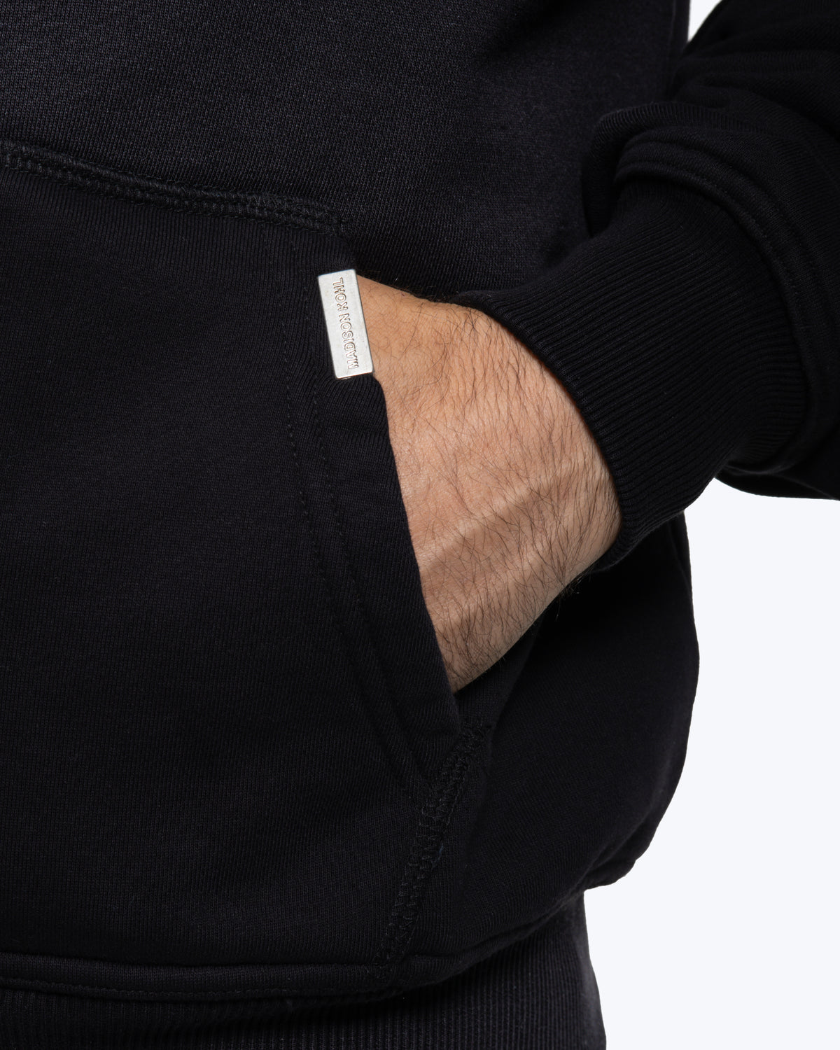 MK Monogram Full Zip Hood Black