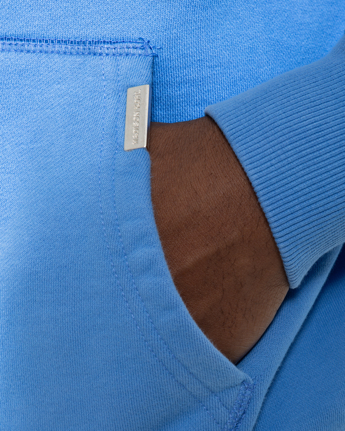 MK Monogram Full Zip Hood Marina Blue
