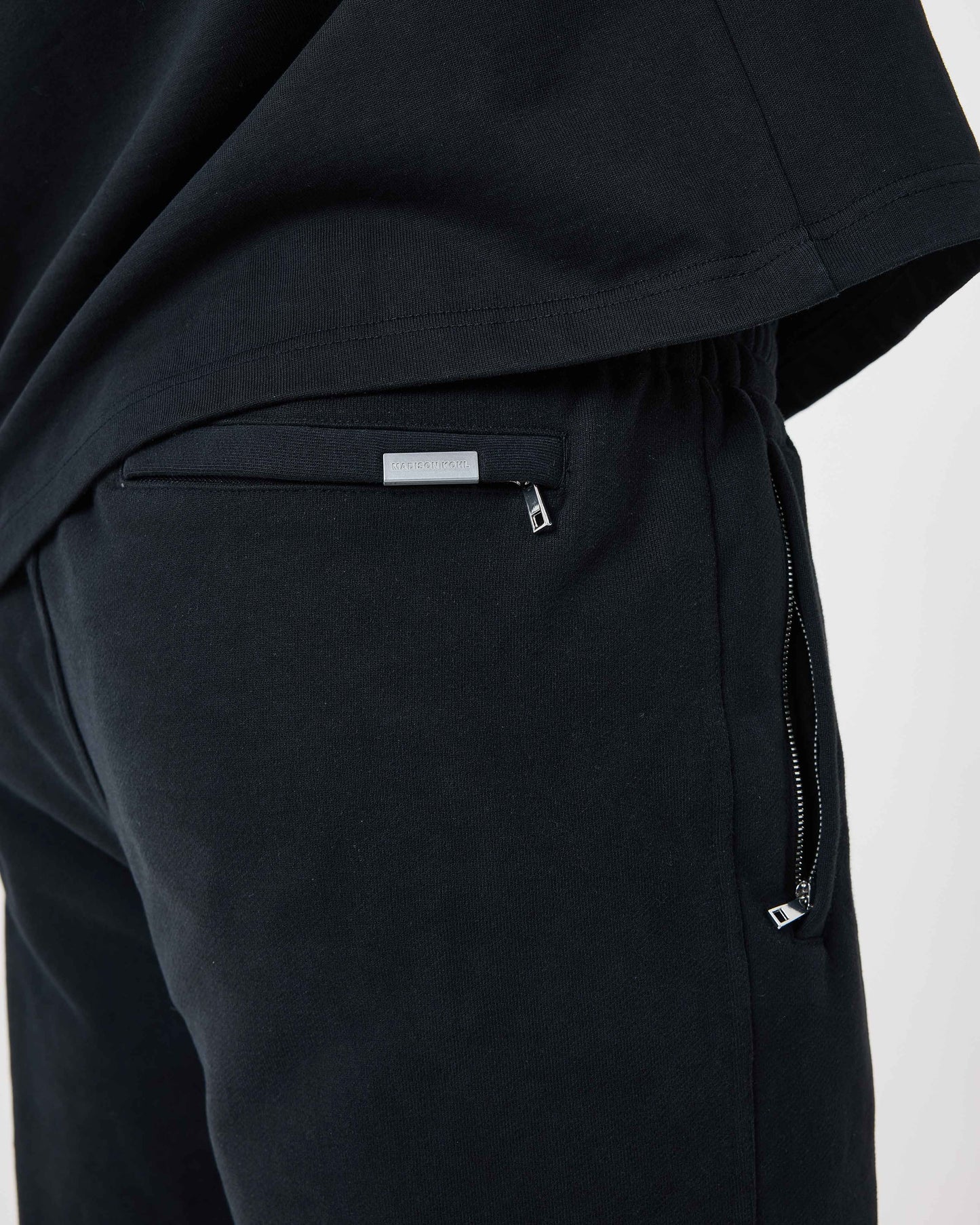 MK Collegiate Cuffed Jogger Black