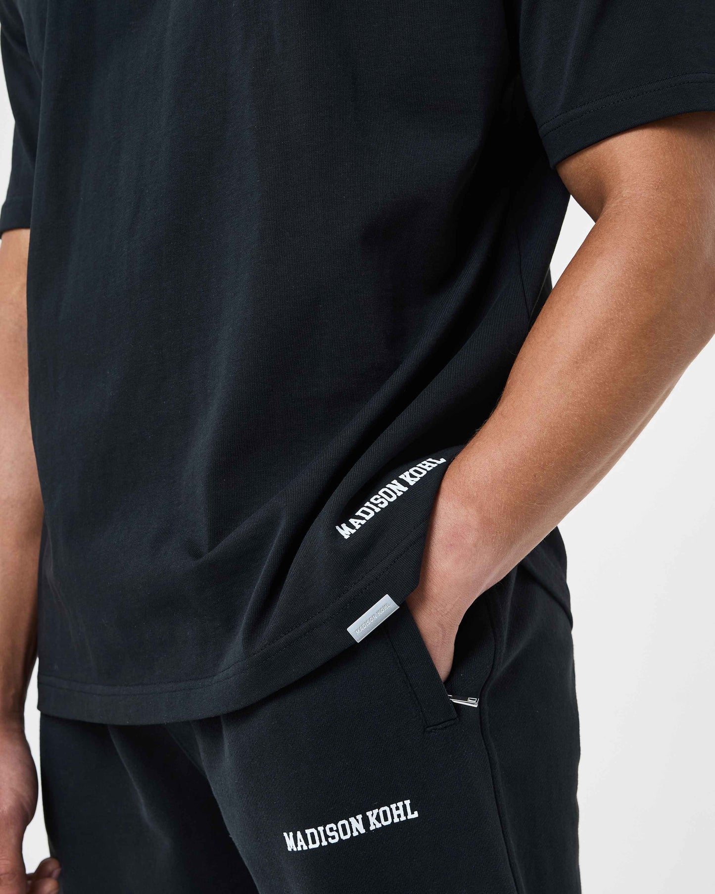 MK Collegiate Relaxed T Shirt Black