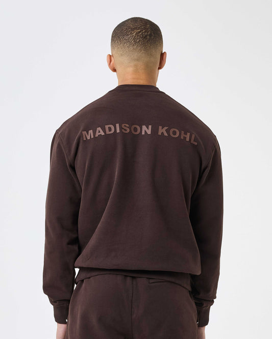 MK Core Relaxed Crewneck Sweatshirt Java