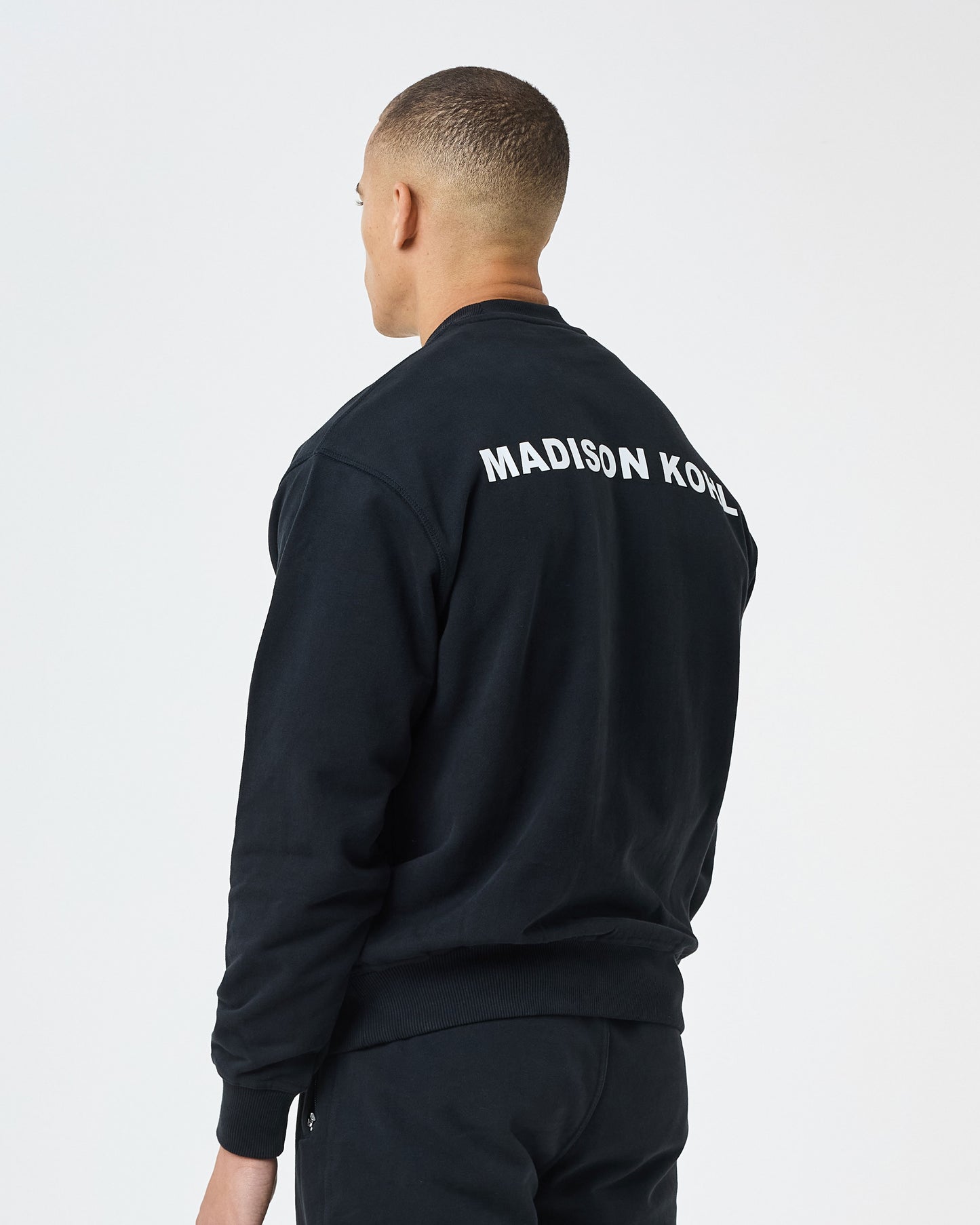 MK Core Relaxed Crewneck Sweatshirt Black