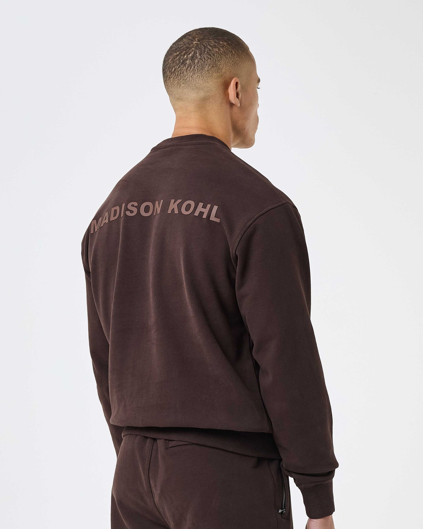 MK Core Relaxed Crewneck Sweatshirt Java