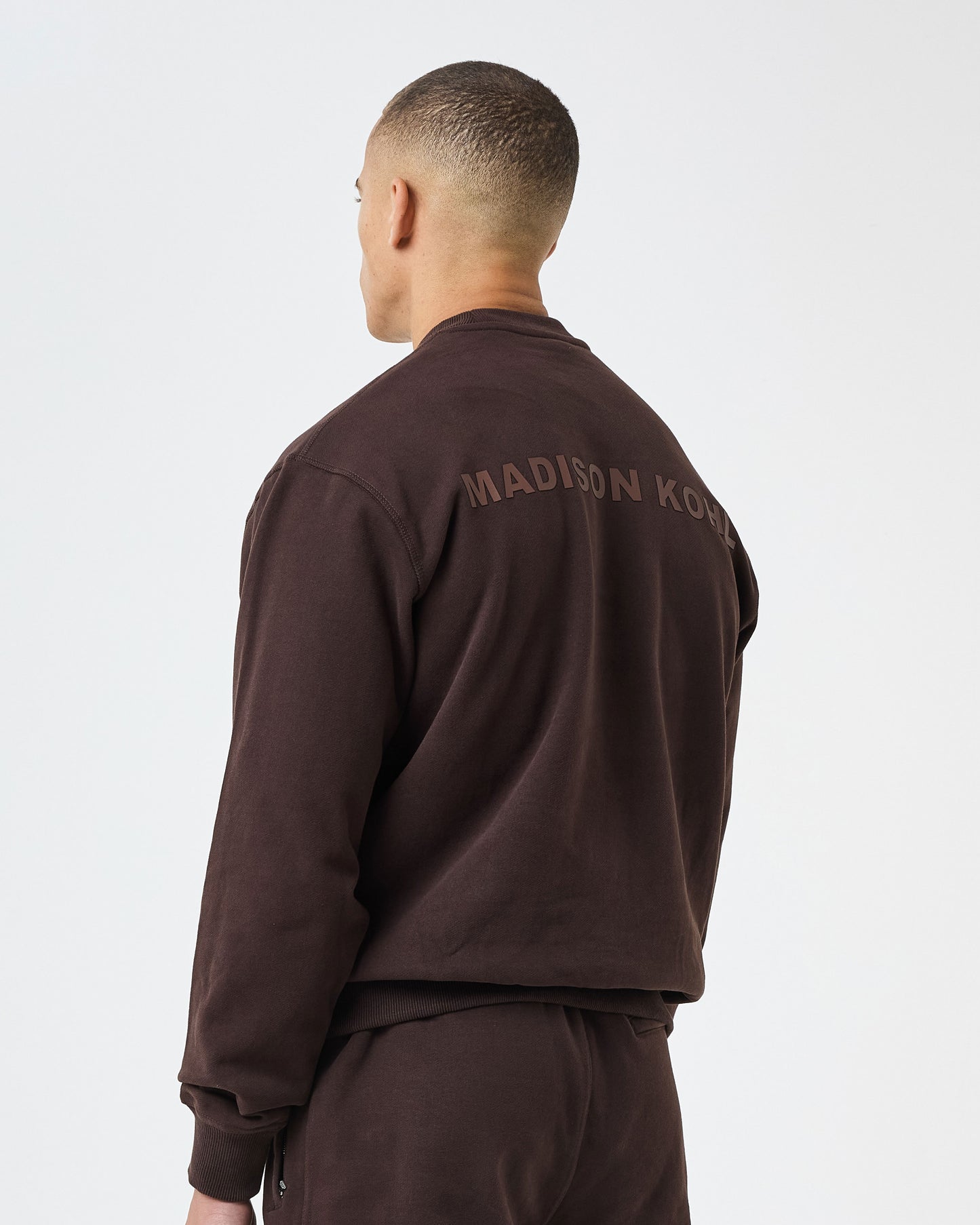 MK Core Relaxed Crewneck Sweatshirt Java