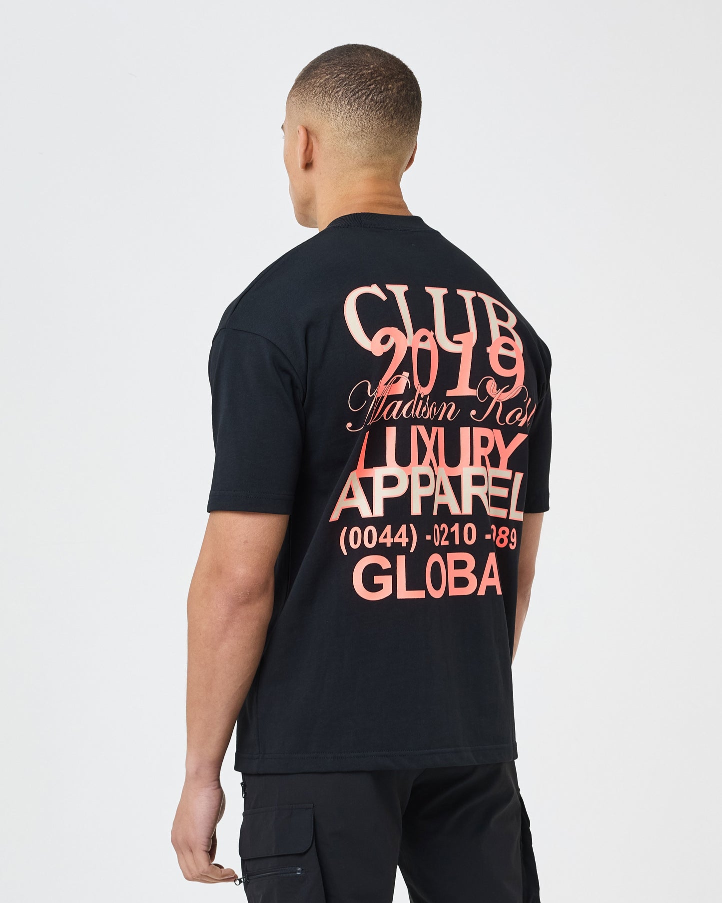 MK Club Relaxed T Shirt Black