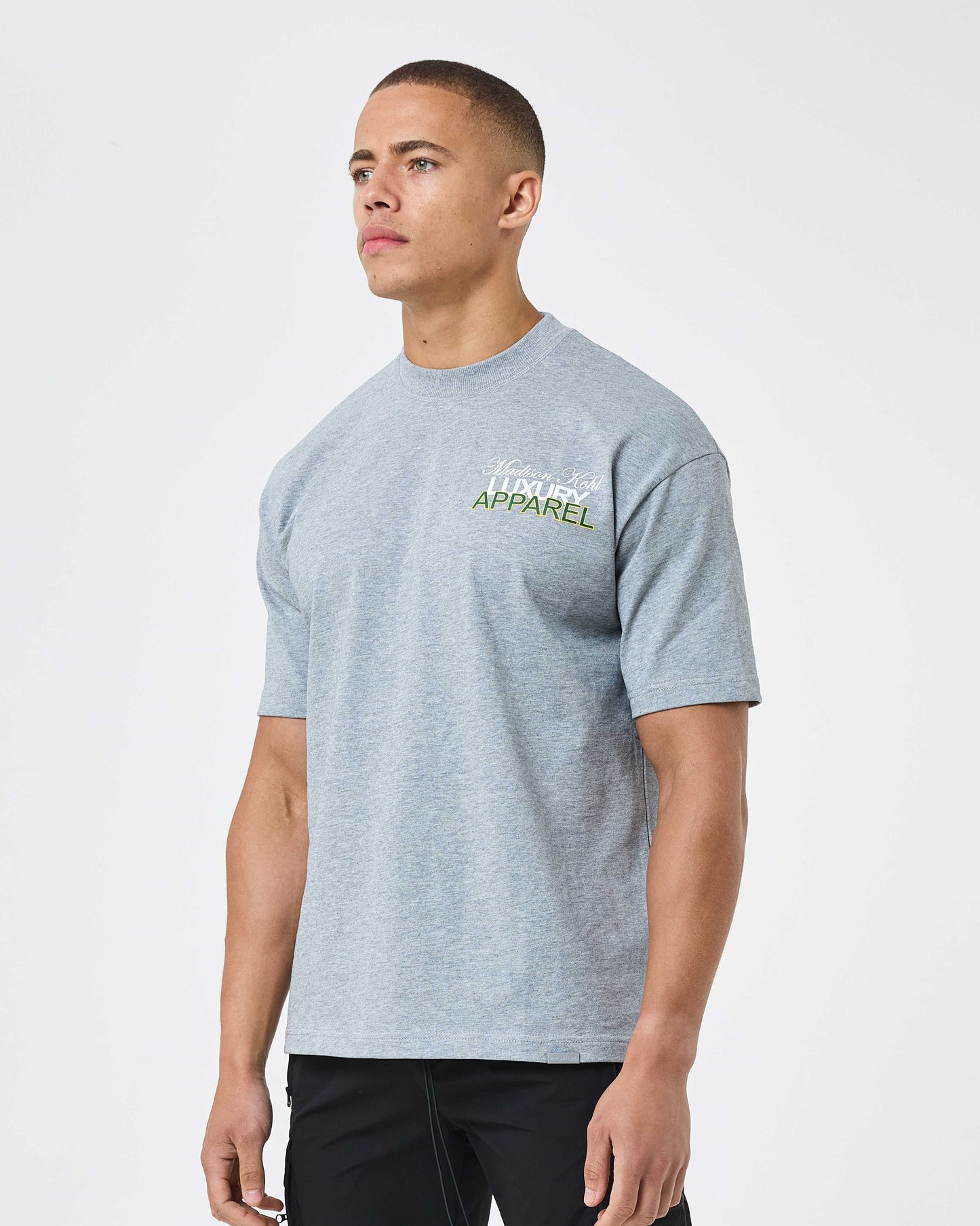 MK Club Relaxed T Shirt Grey Marl