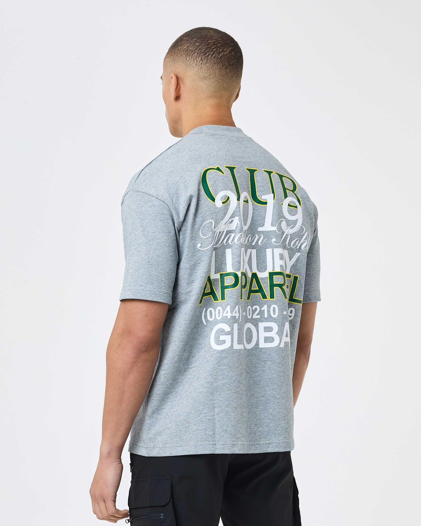 MK Club Relaxed T Shirt Grey Marl