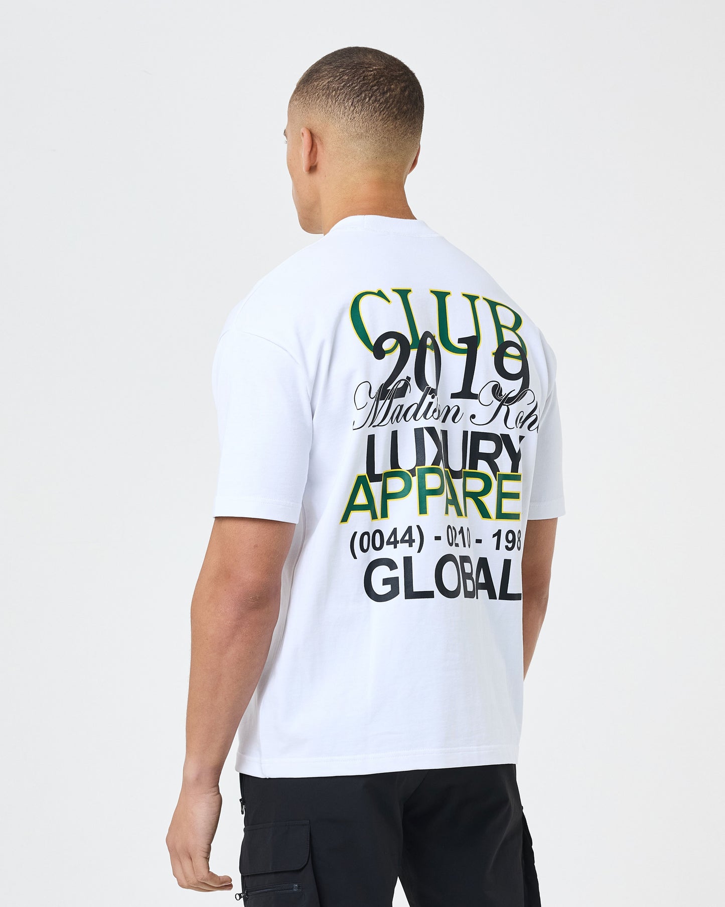 MK Club Relaxed T Shirt White