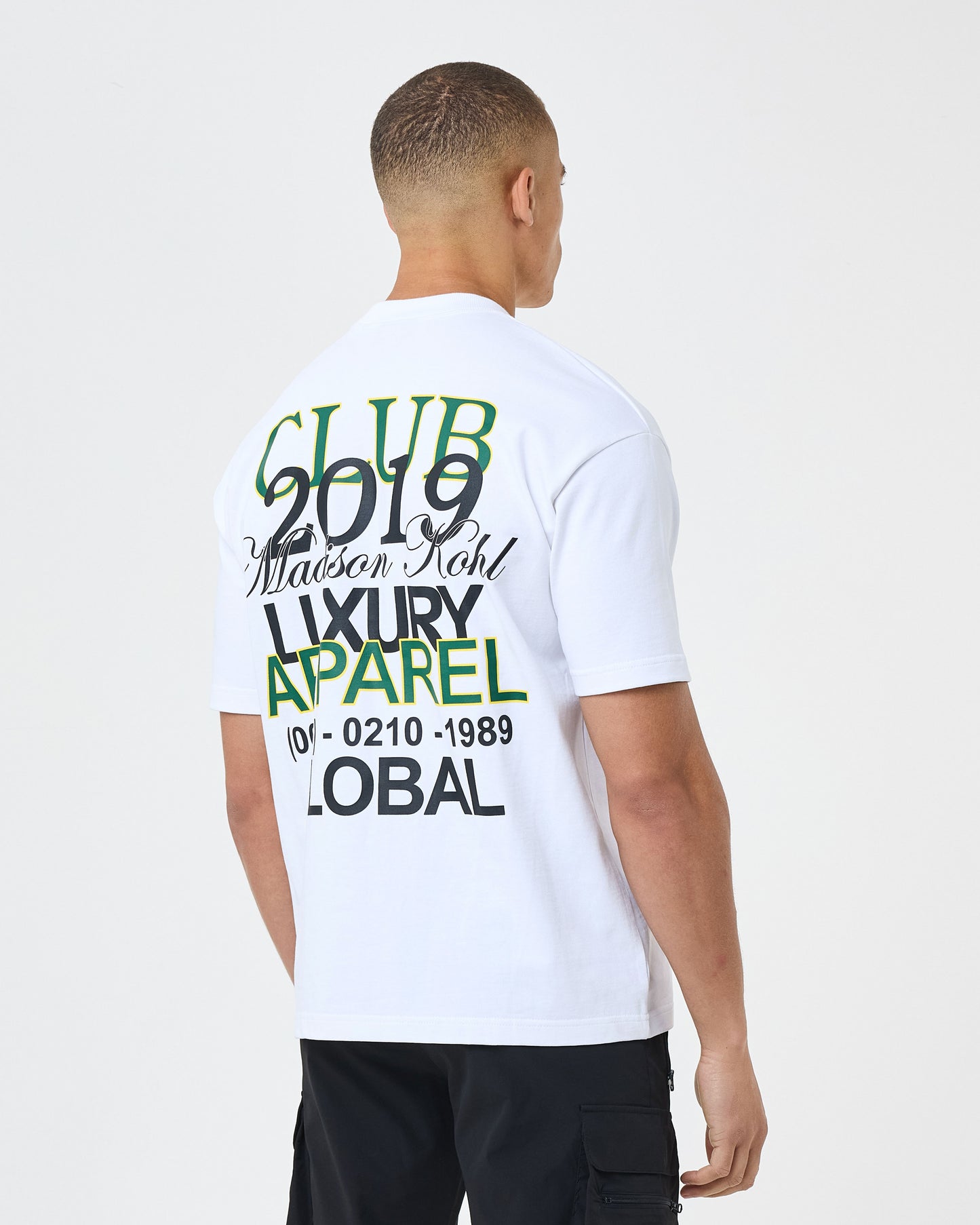 MK Club Relaxed T Shirt White