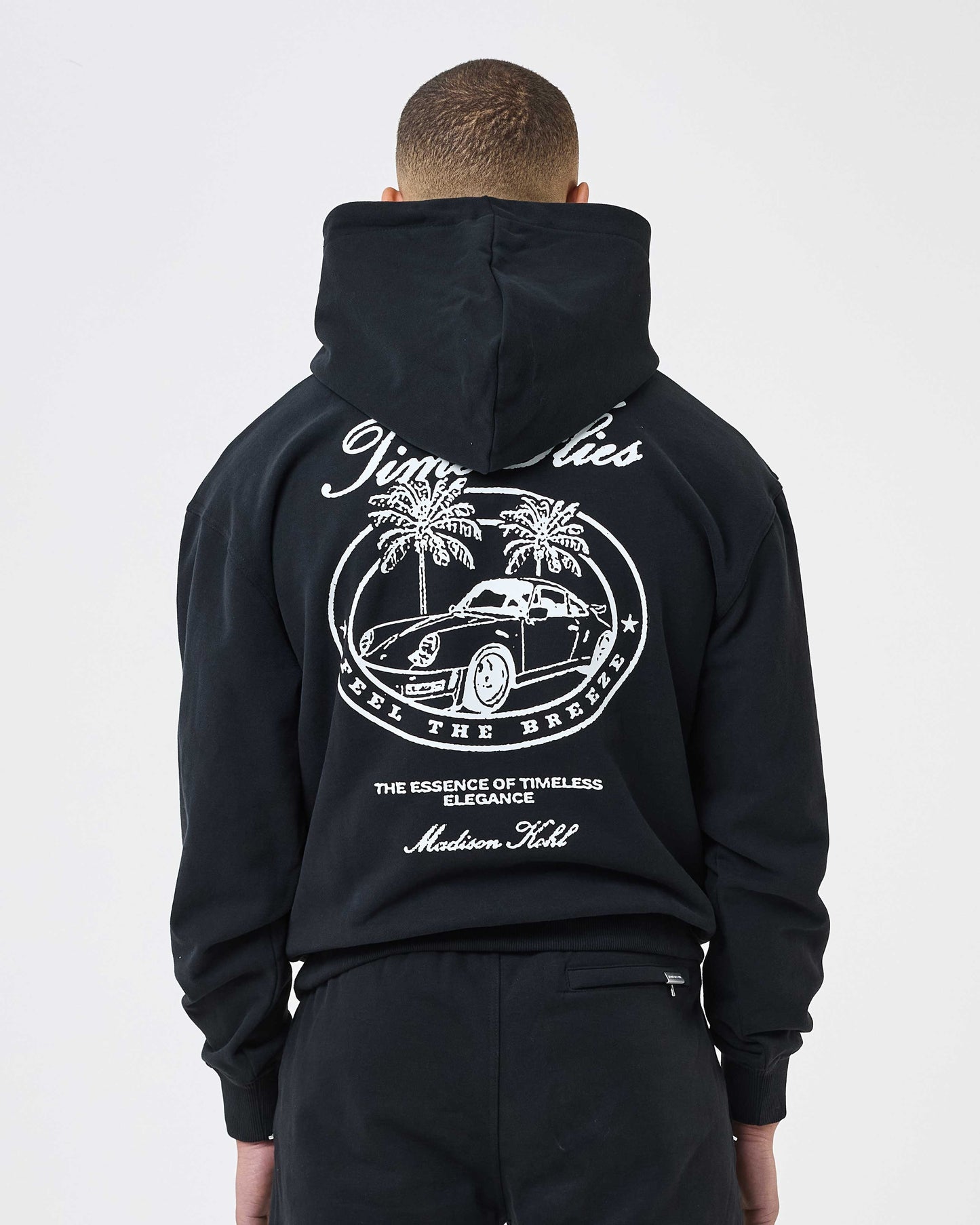 Time Flies Relaxed OTH Hoodie Black