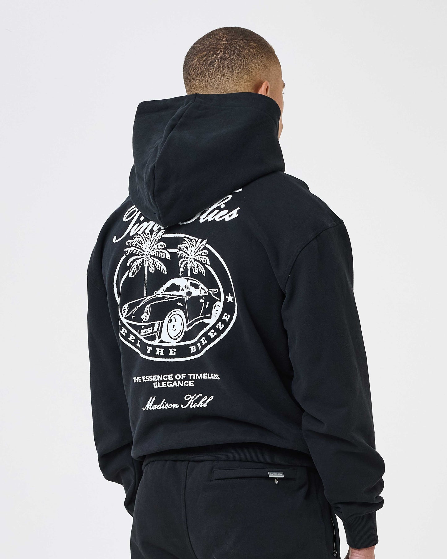 Time Flies Relaxed OTH Hoodie Black