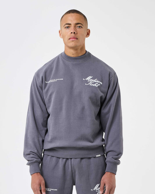 Time Flies Relaxed Crewneck Sweatshirt Tornado