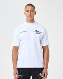 Time Flies Relaxed T Shirt White