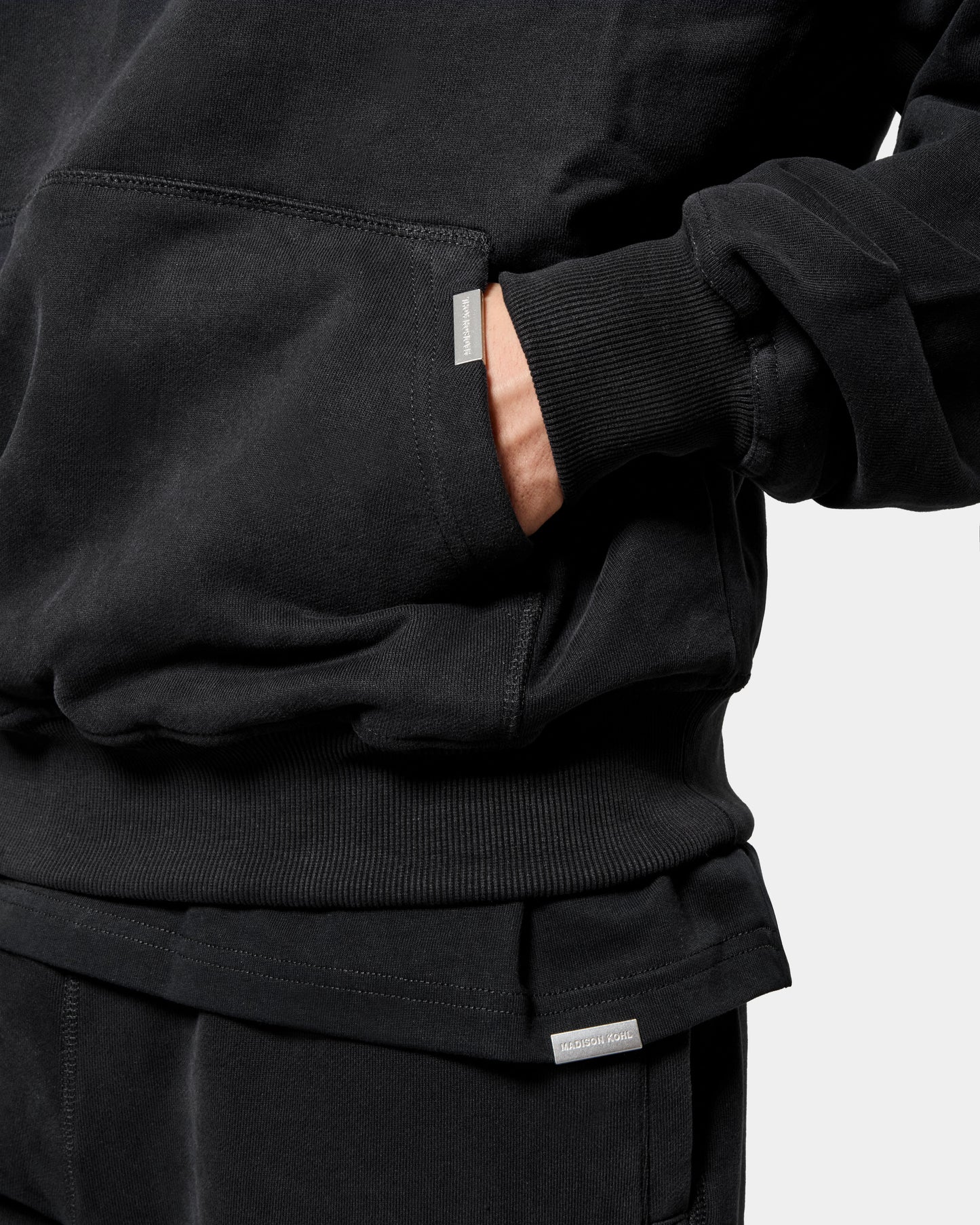 MK Blank Relaxed OTH Hoodie Black