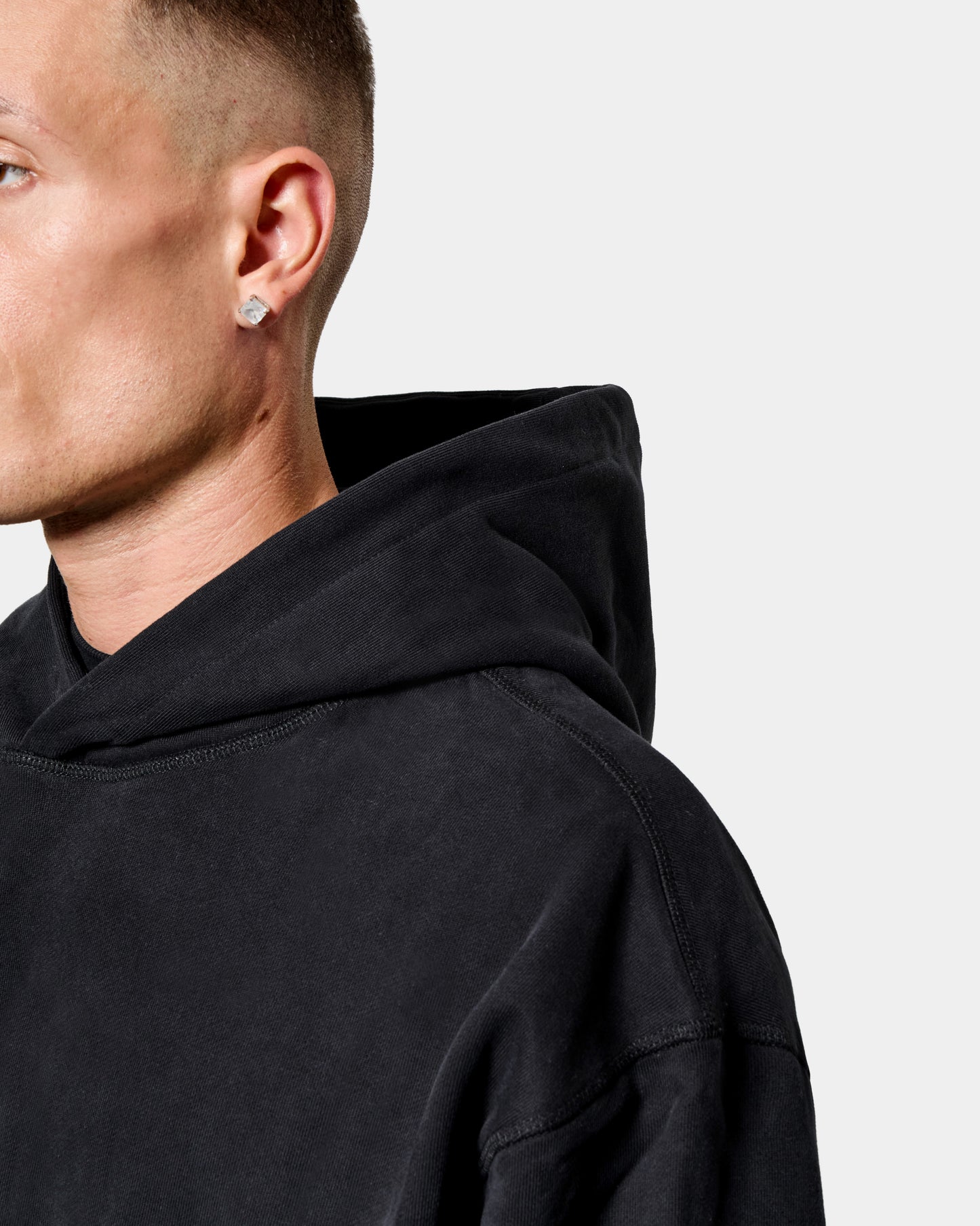 MK Blank Relaxed OTH Hoodie Black