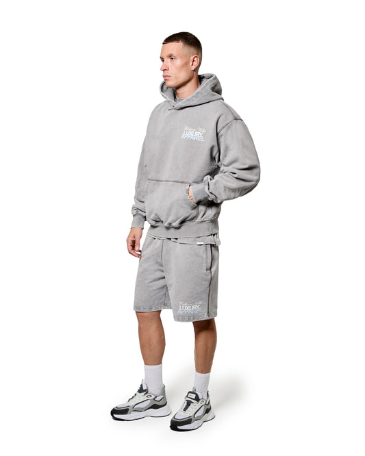 MK Club Relaxed OTH Hoodie Grey Wash / Placid Blue