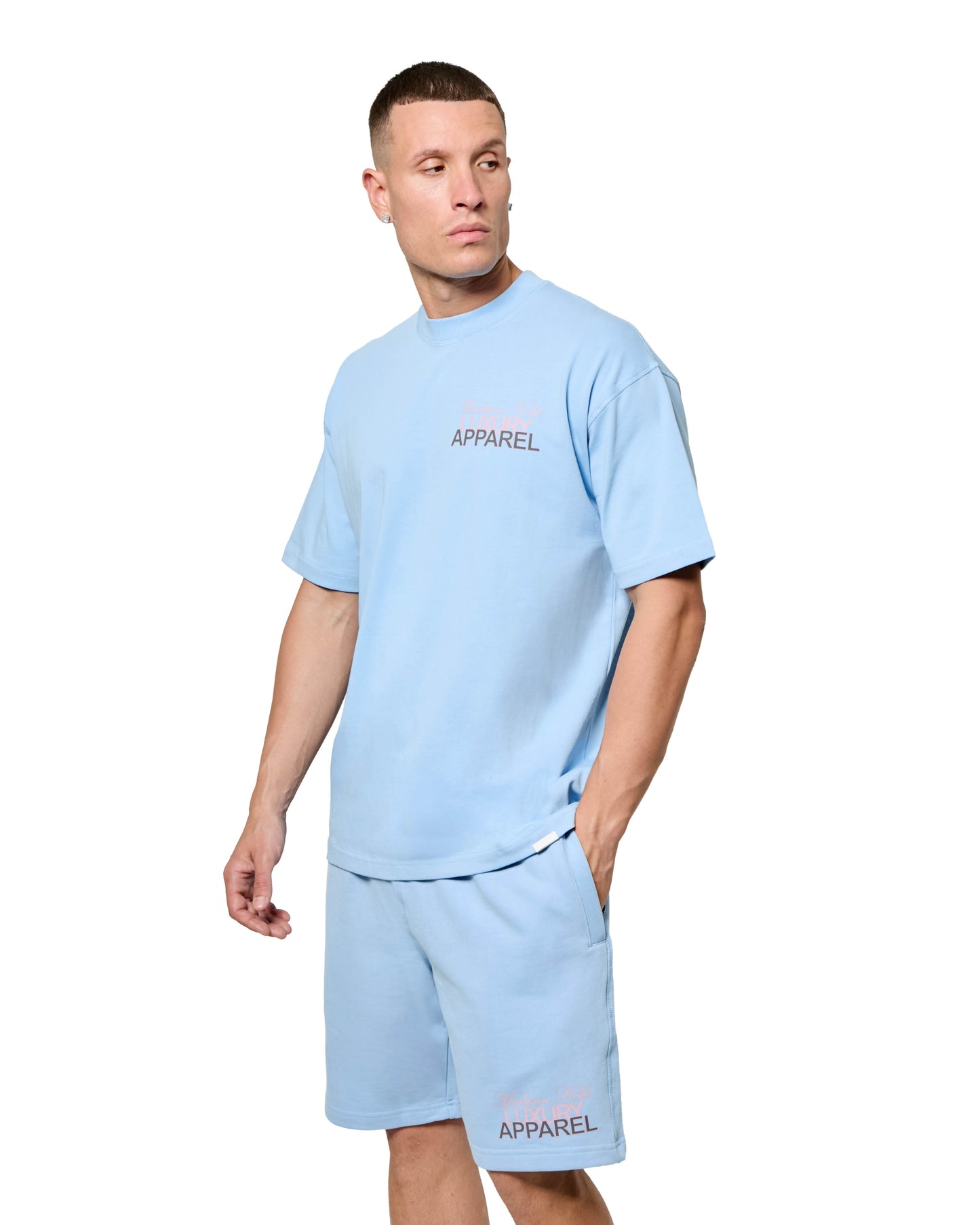 MK Club Relaxed T Shirt Placid Blue