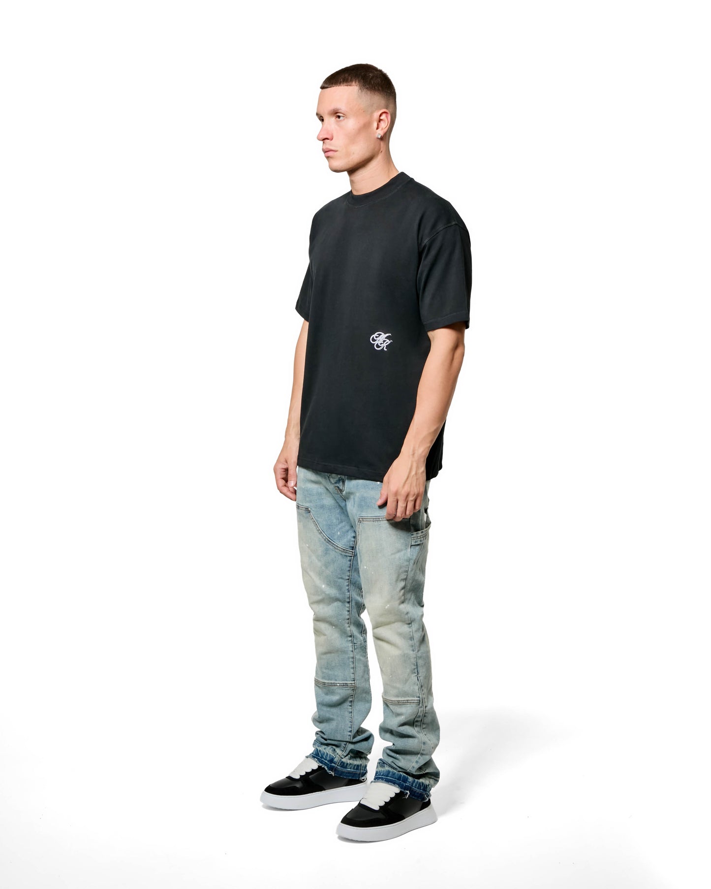 MK Monogram Relaxed T Shirt Black