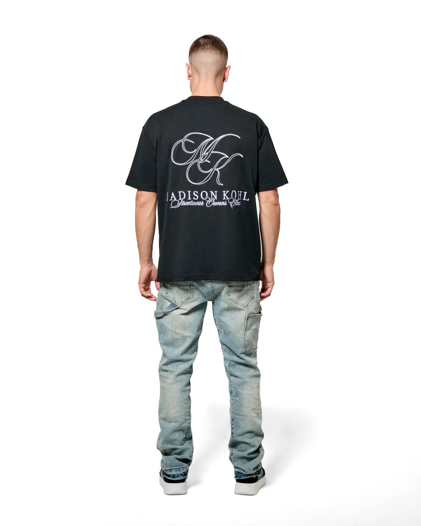 MK Monogram Relaxed T Shirt Black