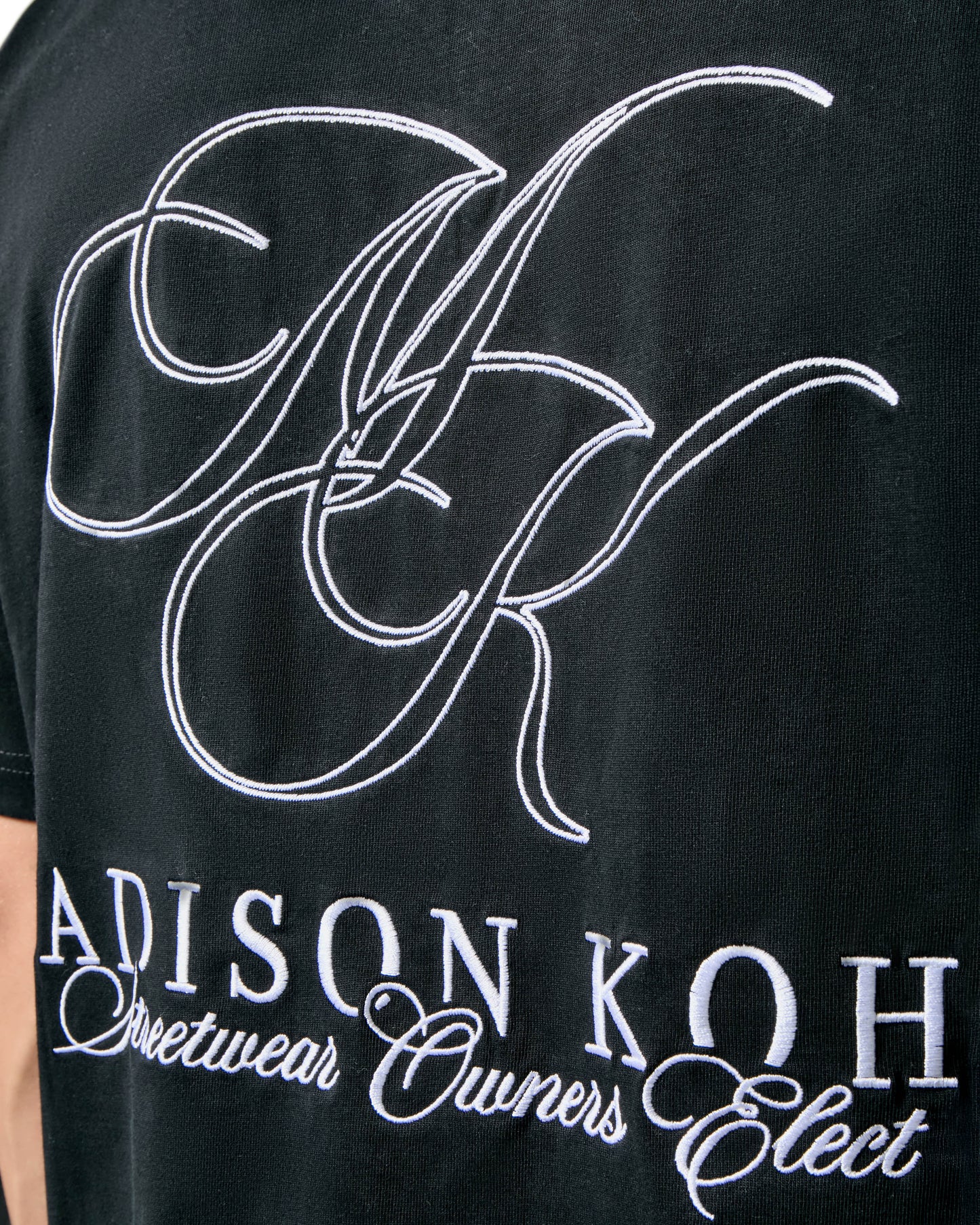 MK Monogram Relaxed T Shirt Black