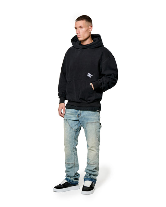 MK Monogram Relaxed OTH Hoodie Black