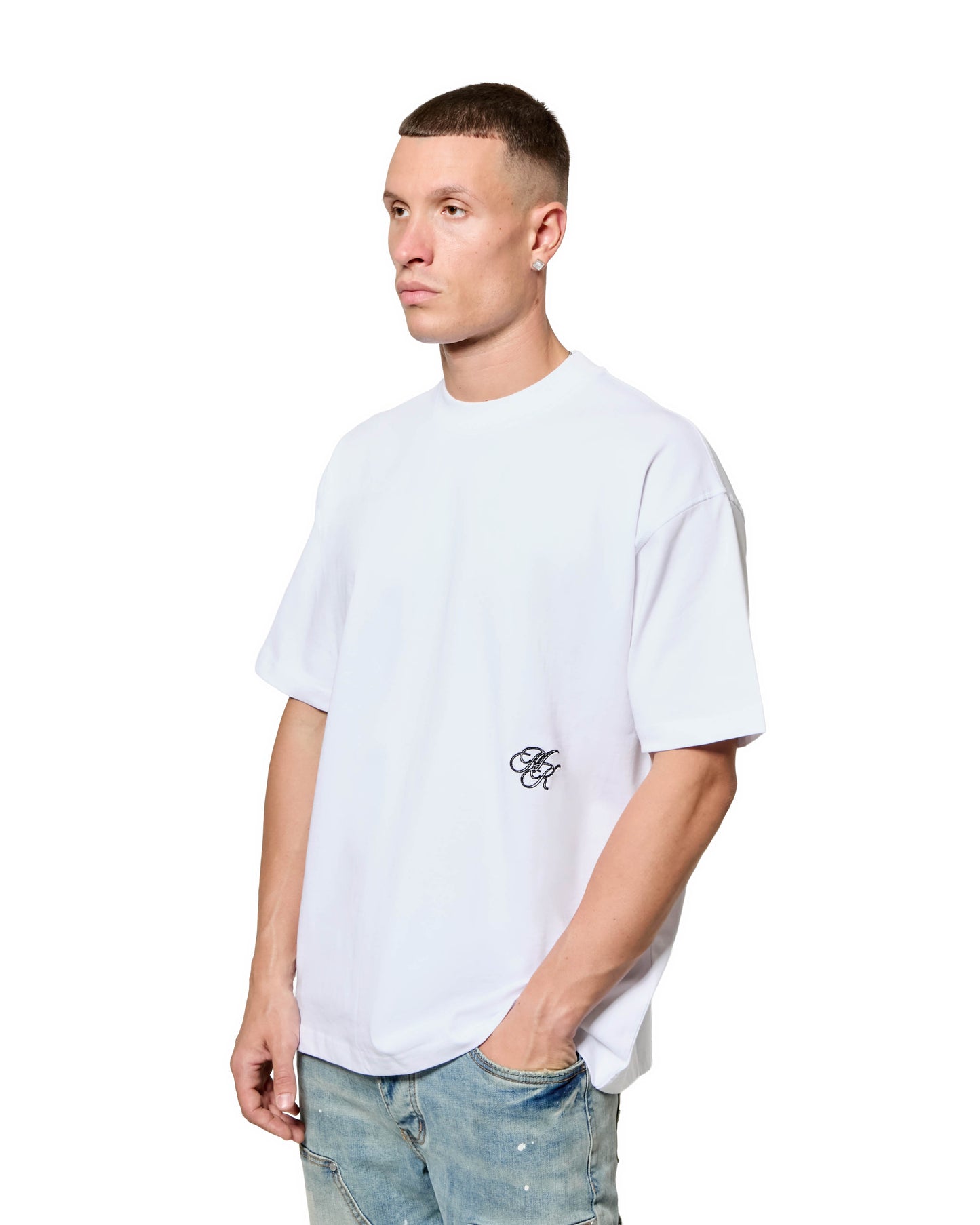 MK Monogram Relaxed T Shirt White