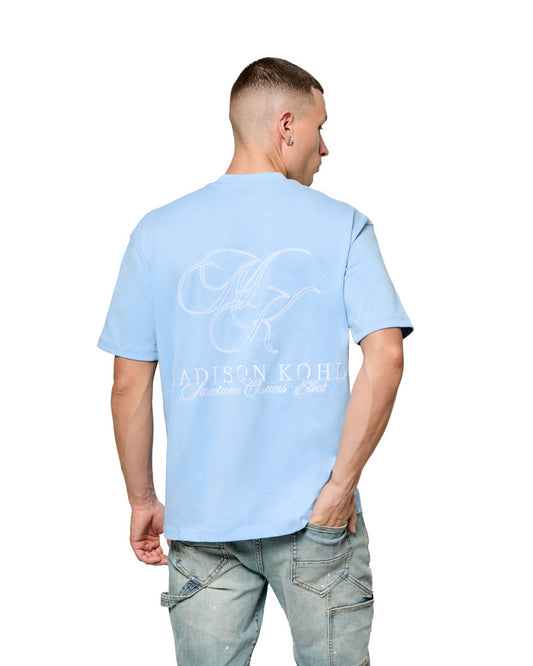 MK Monogram Relaxed T Shirt Placid Blue