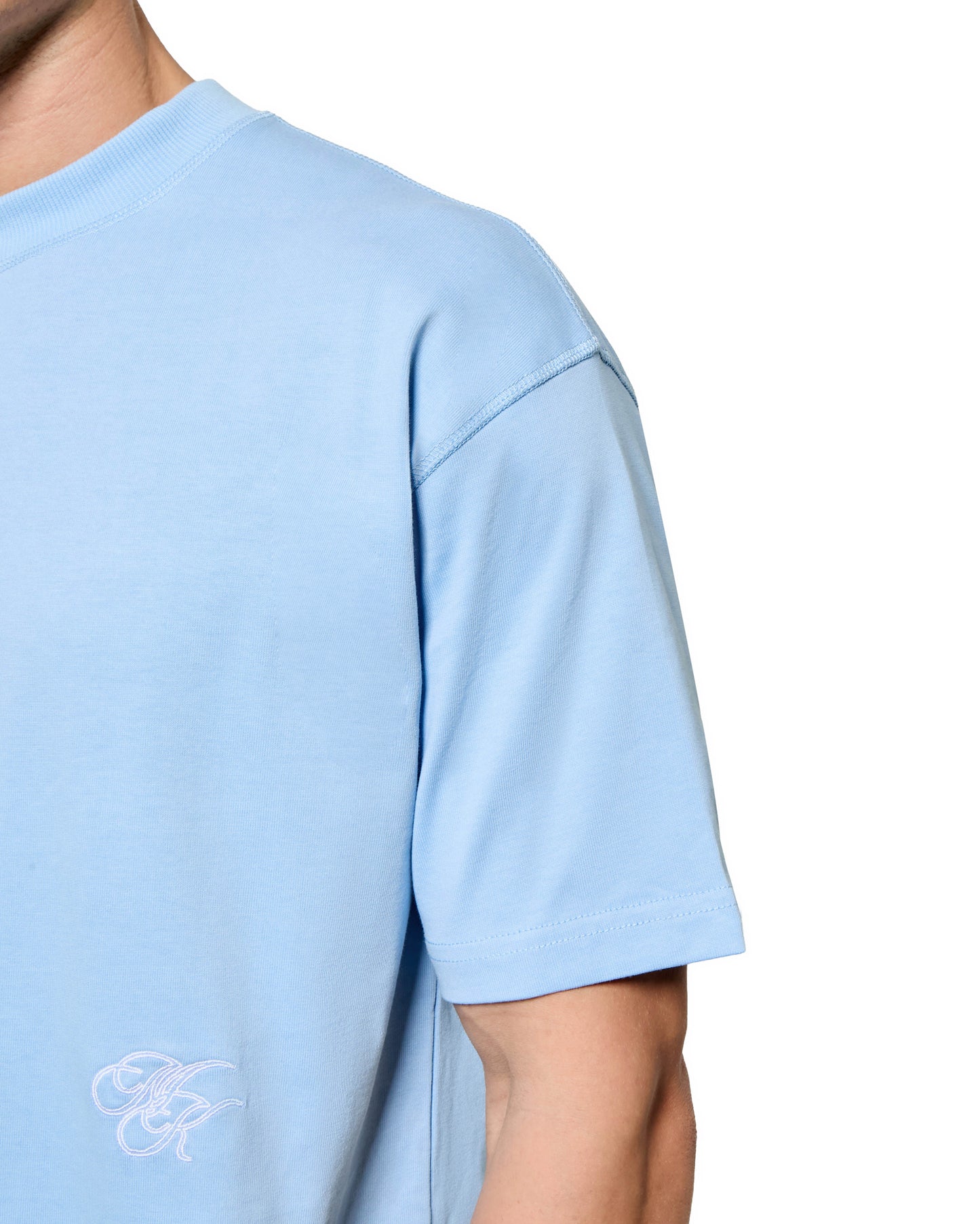 MK Monogram Relaxed T Shirt Placid Blue