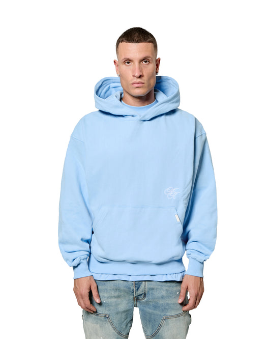 MK Monogram Relaxed OTH Hoodie Placid Blue