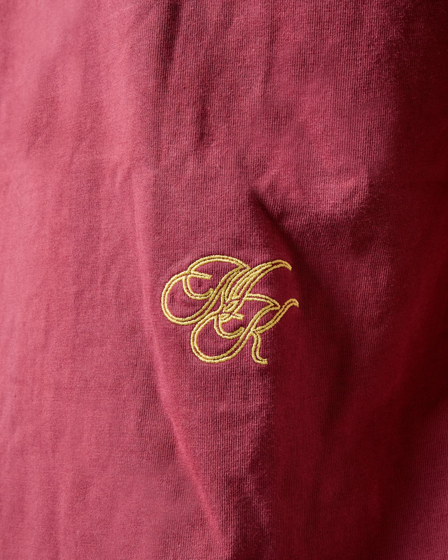 MK Monogram Relaxed T Shirt Burgundy