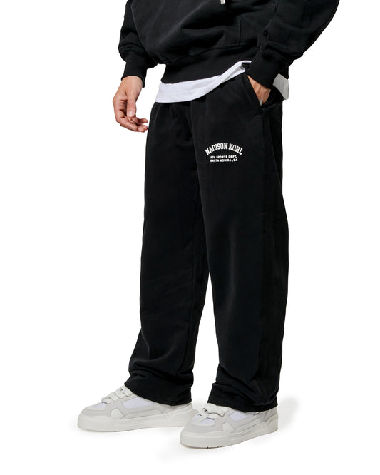 MK Athletics Open Hem Sweatpant Black