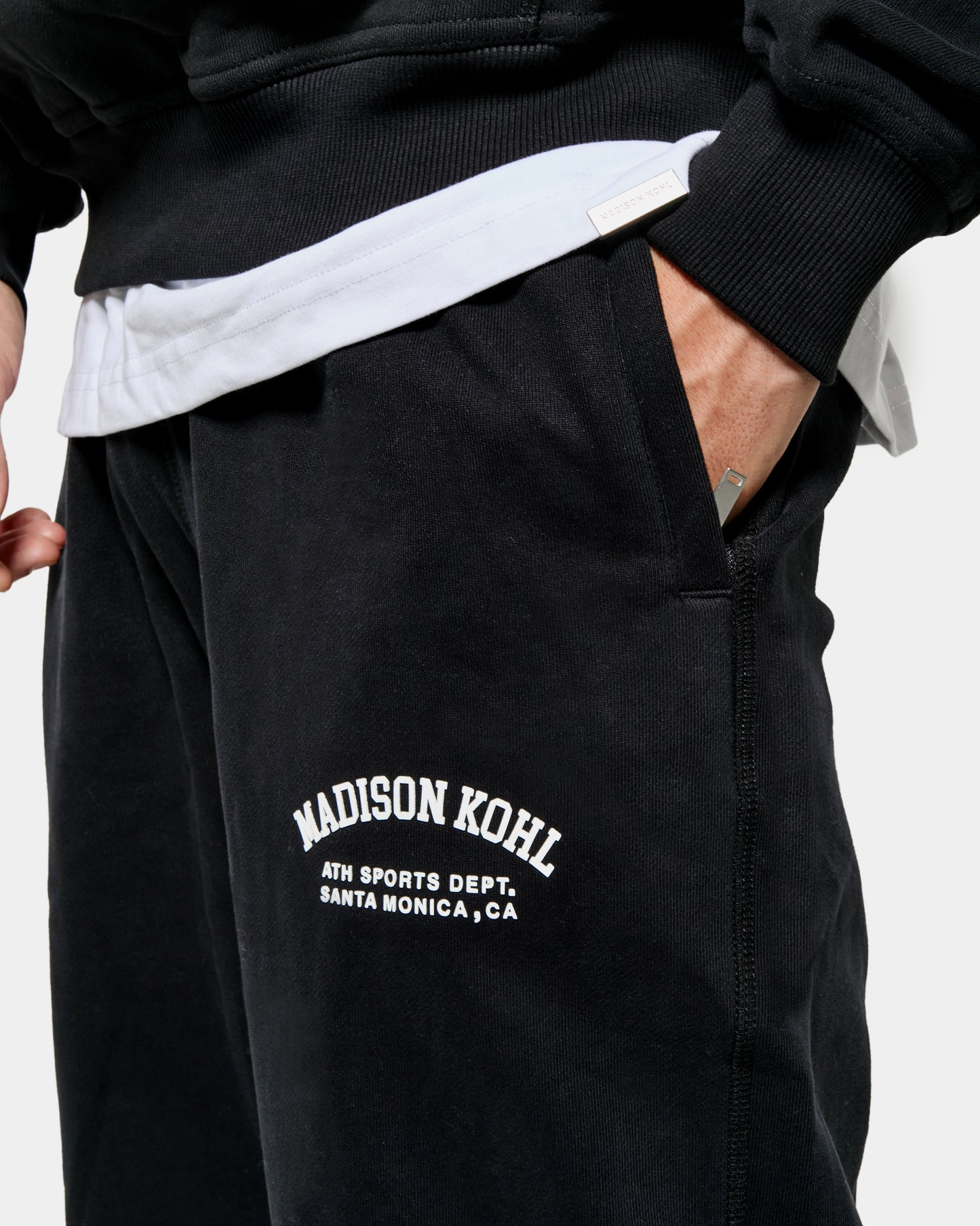 MK Athletics Open Hem Sweatpant Black