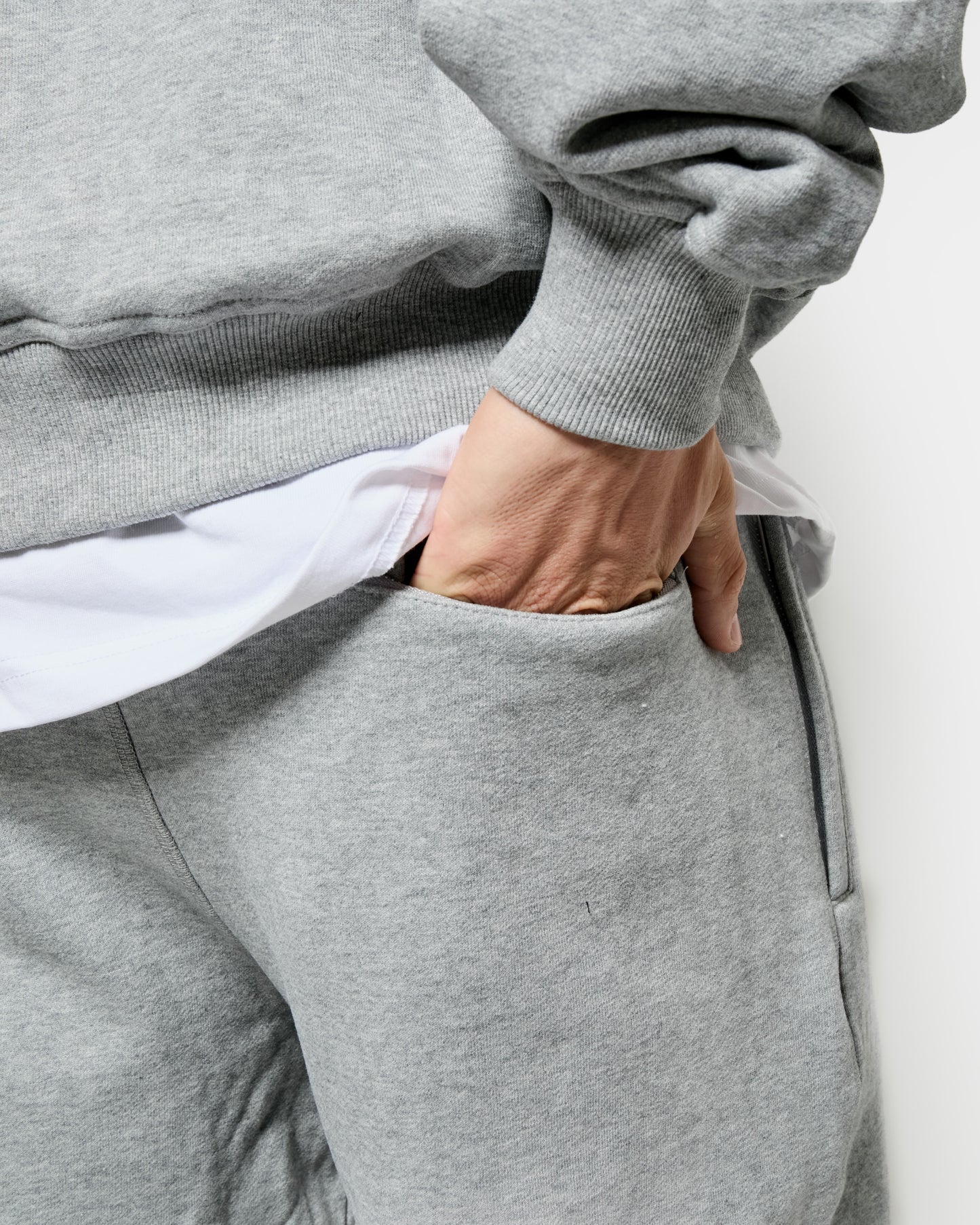 MK Athletics Open Hem Sweatpant Grey Marl