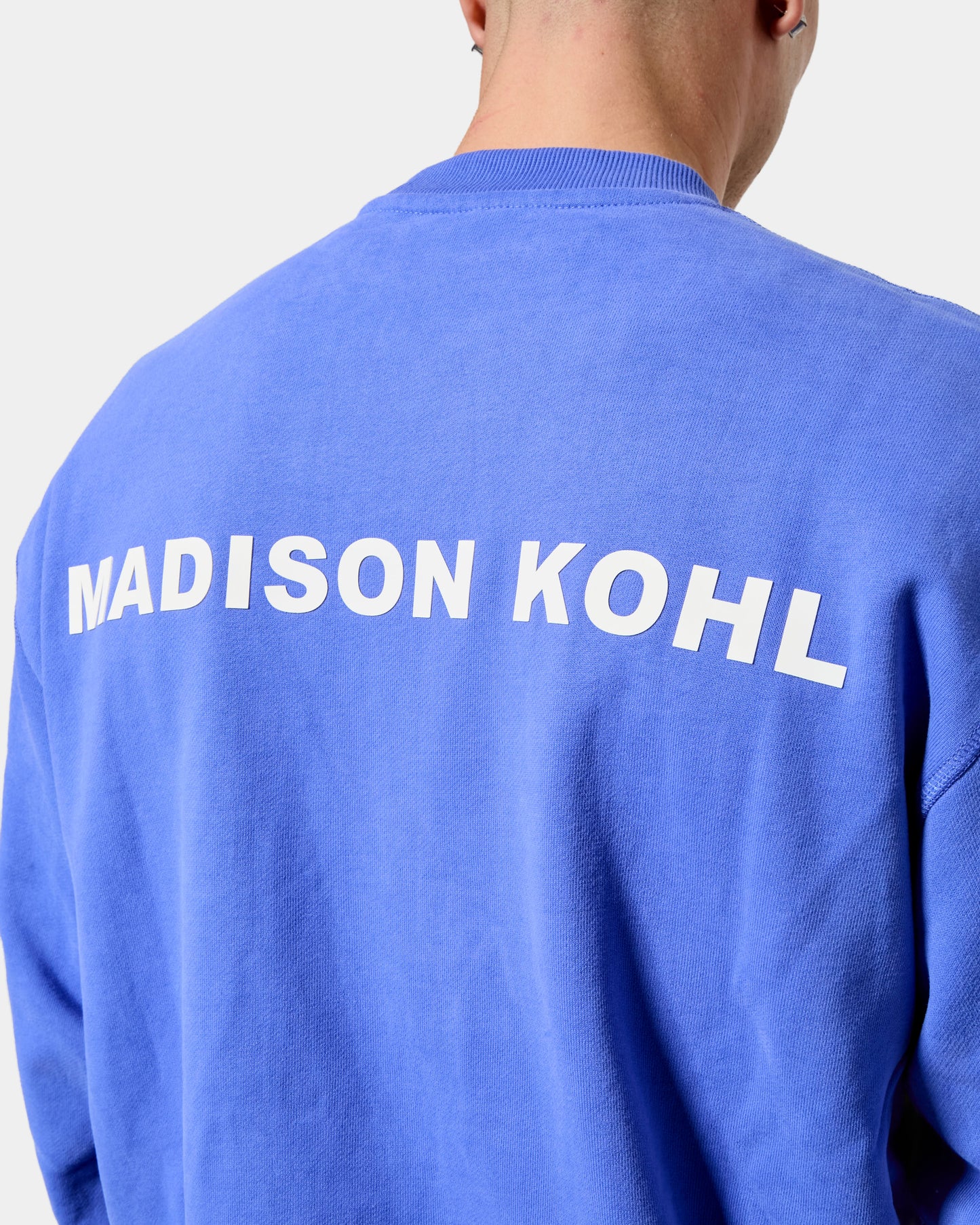MK Core Relaxed Crewneck Sweatshirt Dazzling Blue