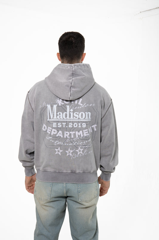 MK Galaxy Hoodie Grey Wash