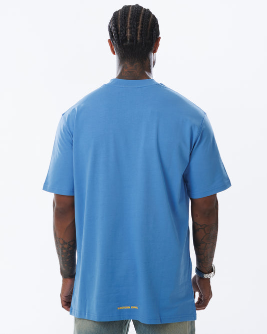 MK Signature T-Shirt Marina Blue/Yellow