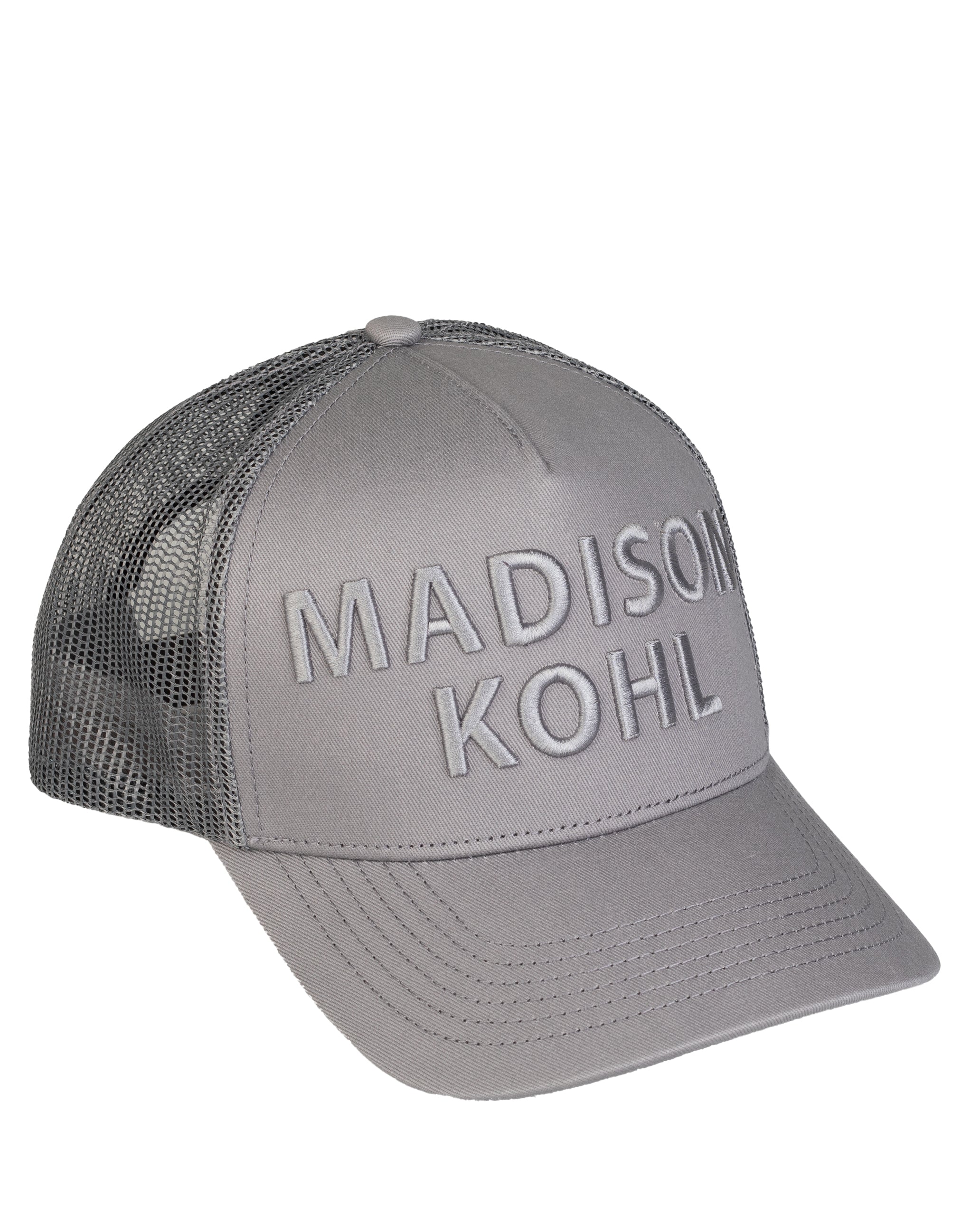 MK Core Trucker 3D Embroidered Mesh Cap Grey/Grey
