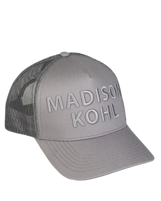 MK Core Trucker 3D Embroidered Mesh Cap Grey/Grey