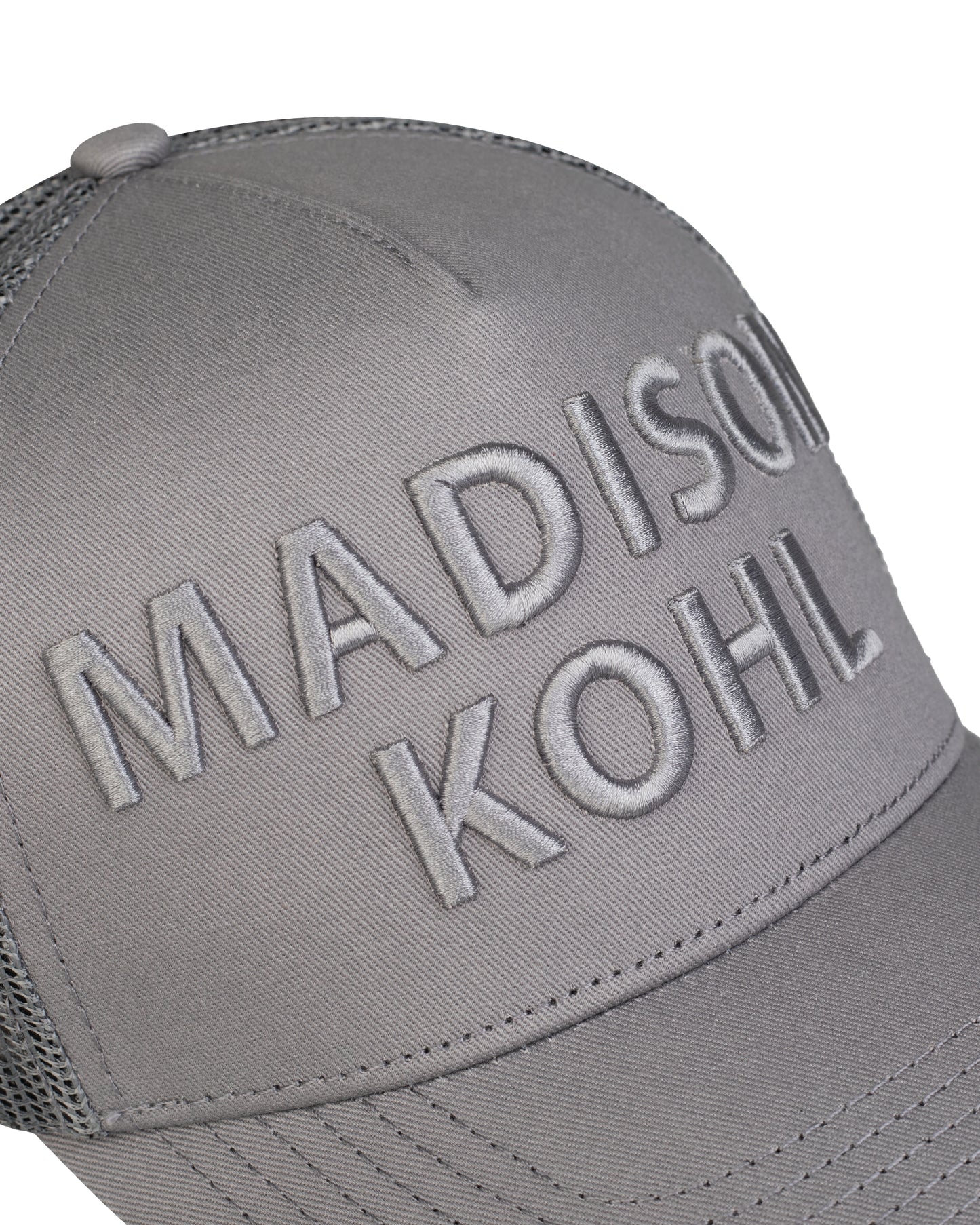 MK Core Trucker 3D Embroidered Mesh Cap Grey/Grey