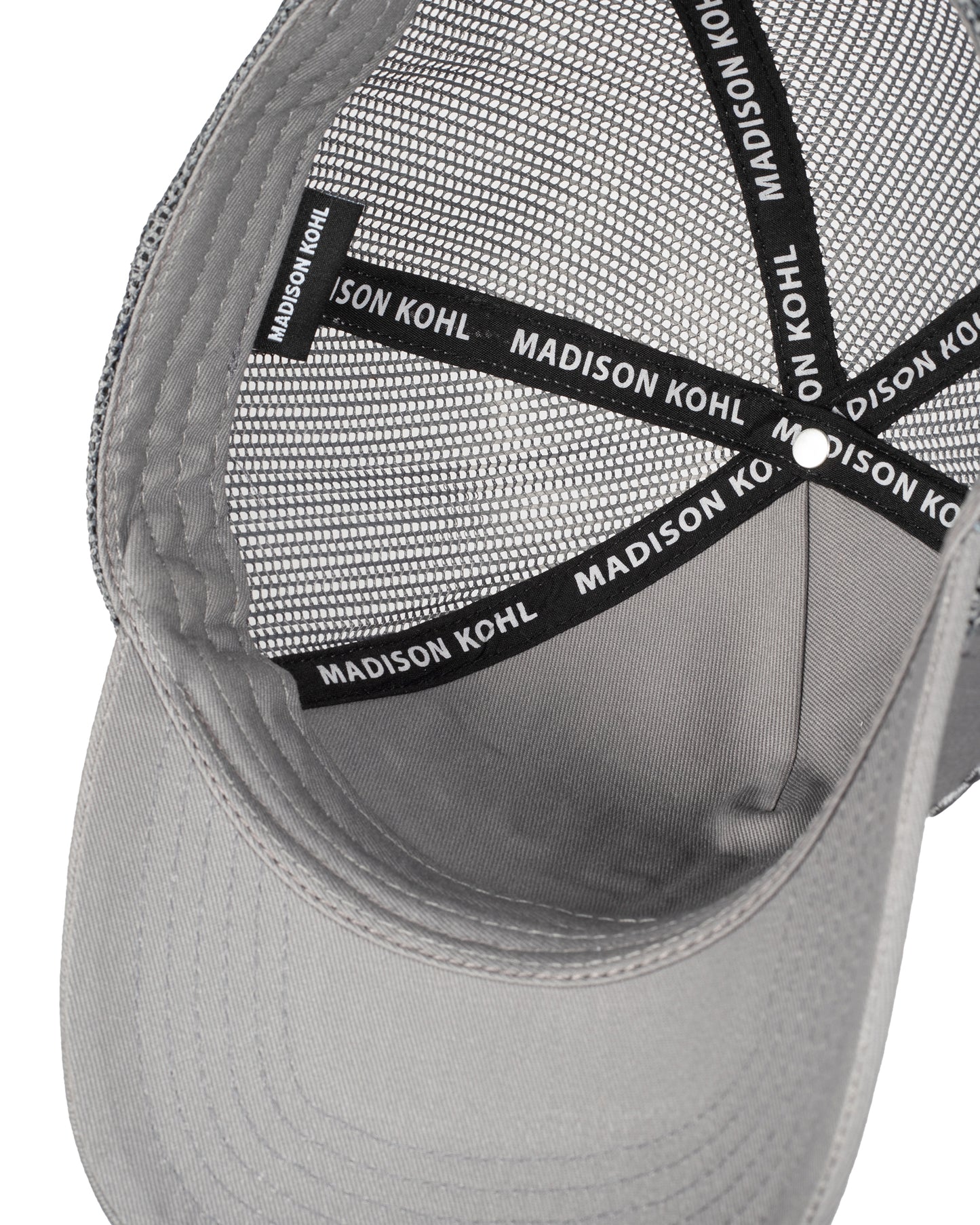 MK Core Trucker 3D Embroidered Mesh Cap Grey/Grey