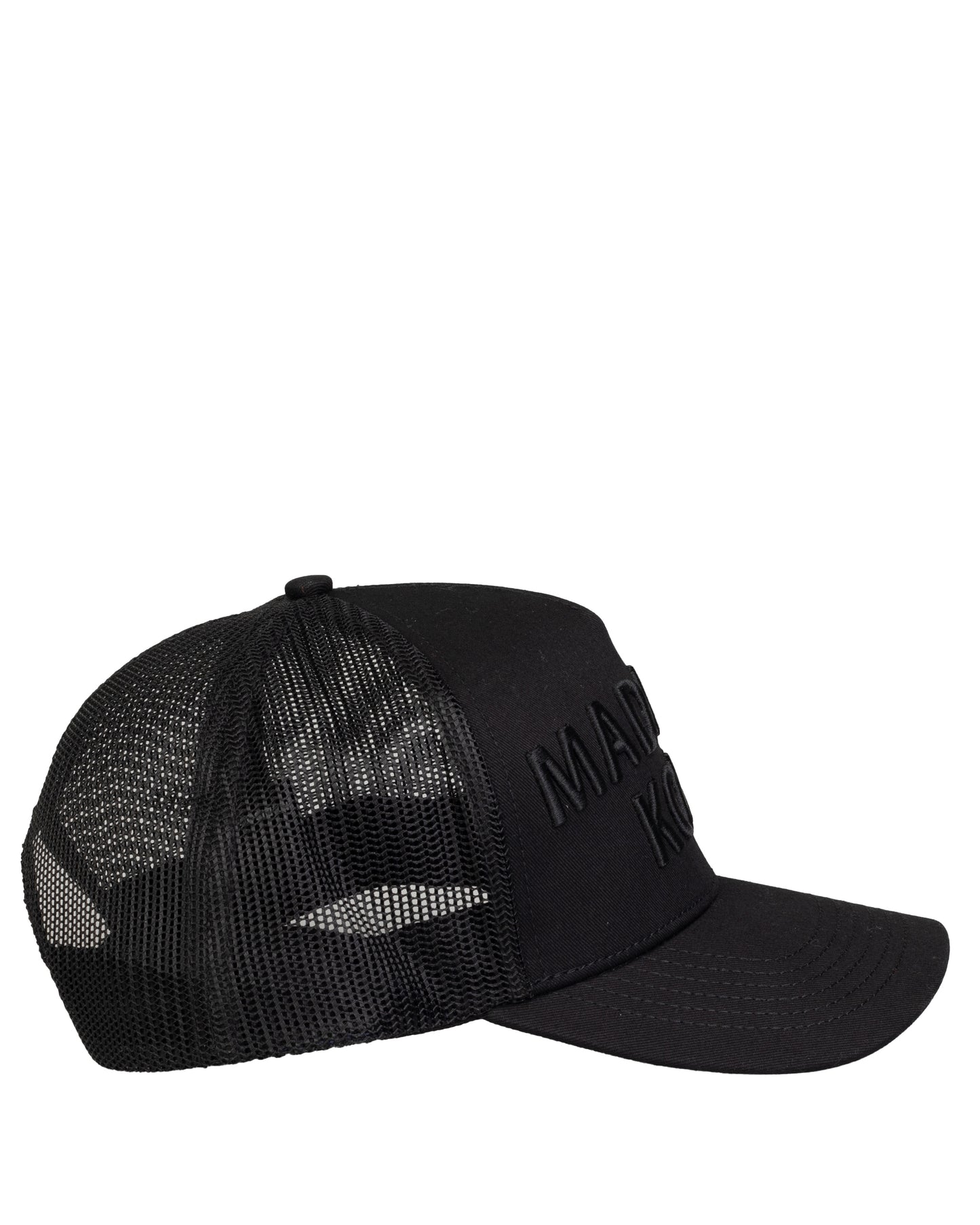 MK Core Trucker 3D Embroidered Mesh Cap Black/Black