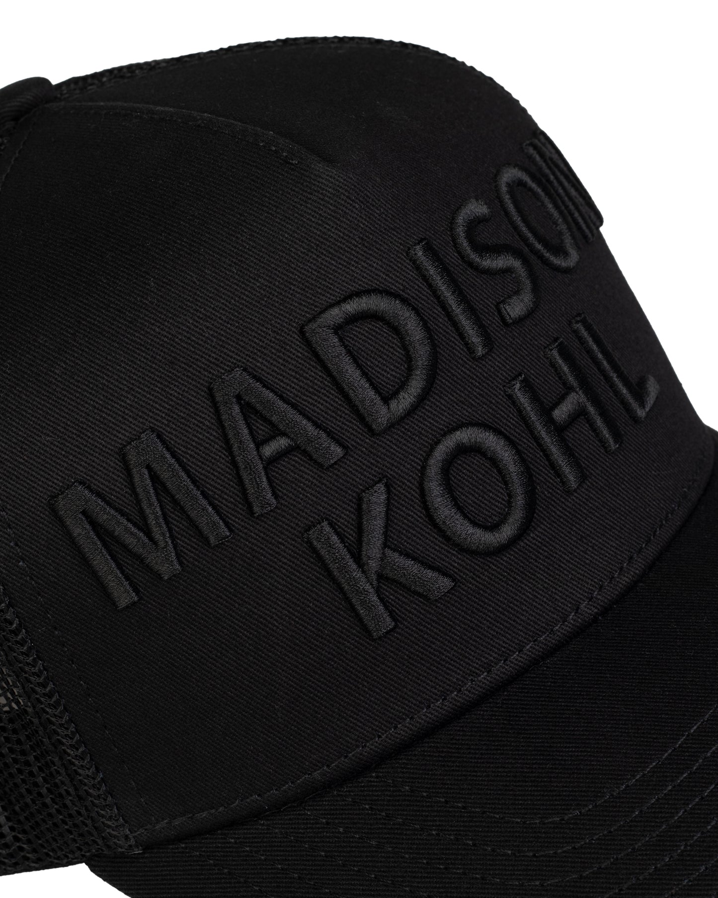 MK Core Trucker 3D Embroidered Mesh Cap Black/Black