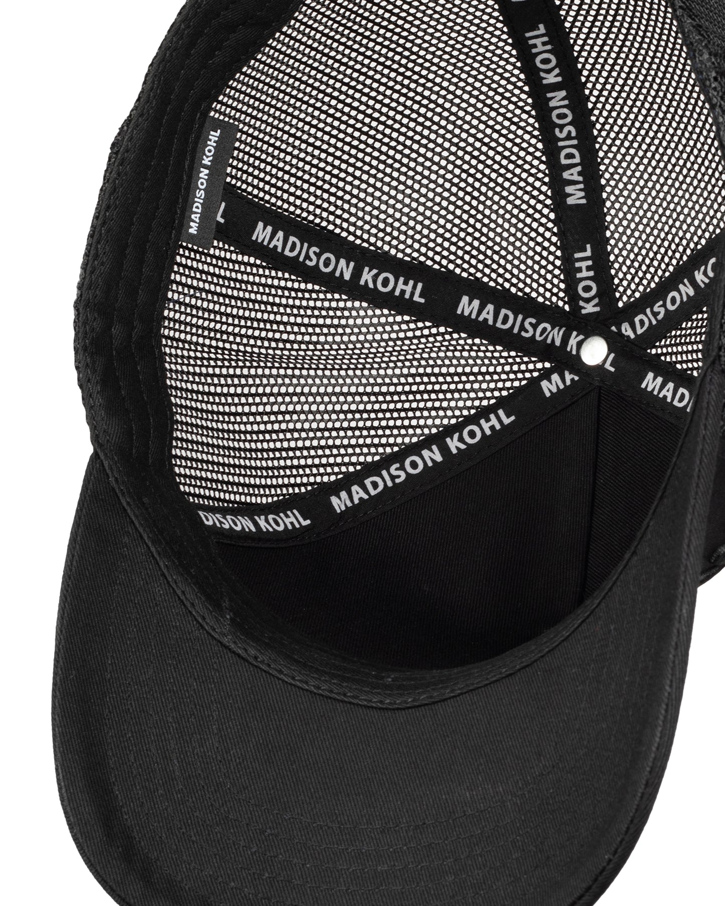 MK Core Trucker 3D Embroidered Mesh Cap Black/Black