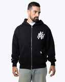 MK Monogram Full Zip Hood Black