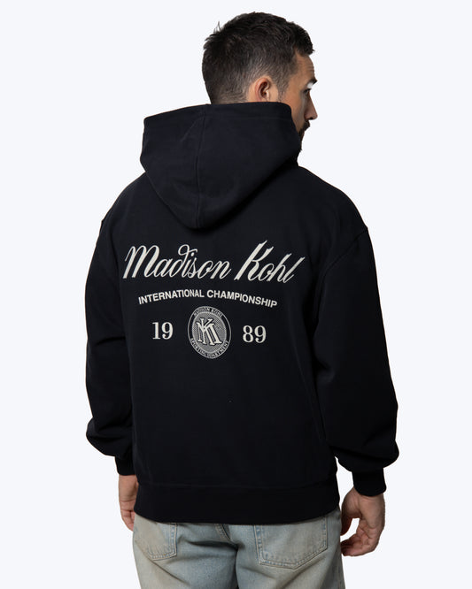 MK International Hoodie Black