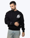 MK Monogram Crewneck Sweatshirt Black