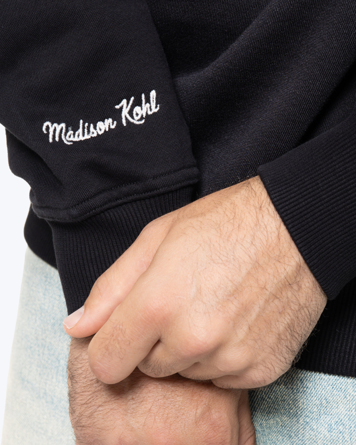 MK Monogram Crewneck Sweatshirt Black