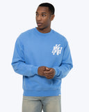 MK Monogram Crewneck Sweatshirt Marina Blue