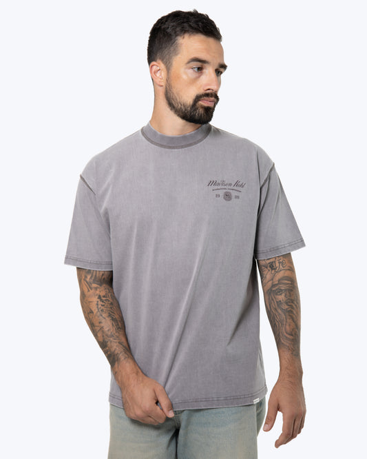 MK International Tee Grey Washed