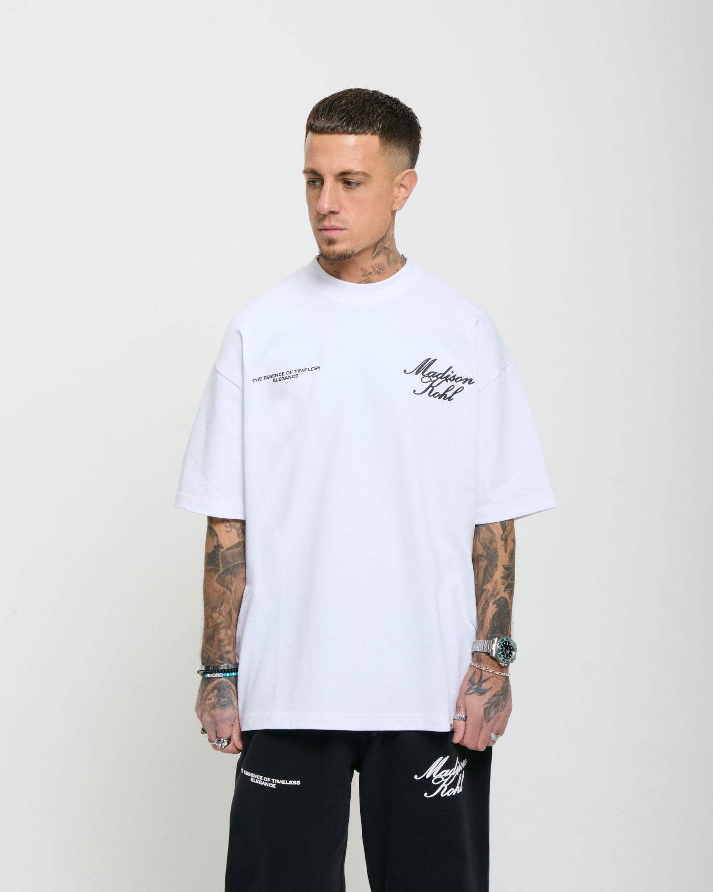 Time Flies Oversized T Shirt White